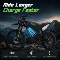 VIPCOO H6 ELECTRIC DIRT BIKE
