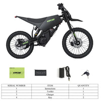 VIPCOO H6 ELECTRIC DIRT BIKE