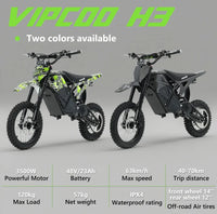VIPCOO H3 3500w ELECTRIC DIRT BIKE