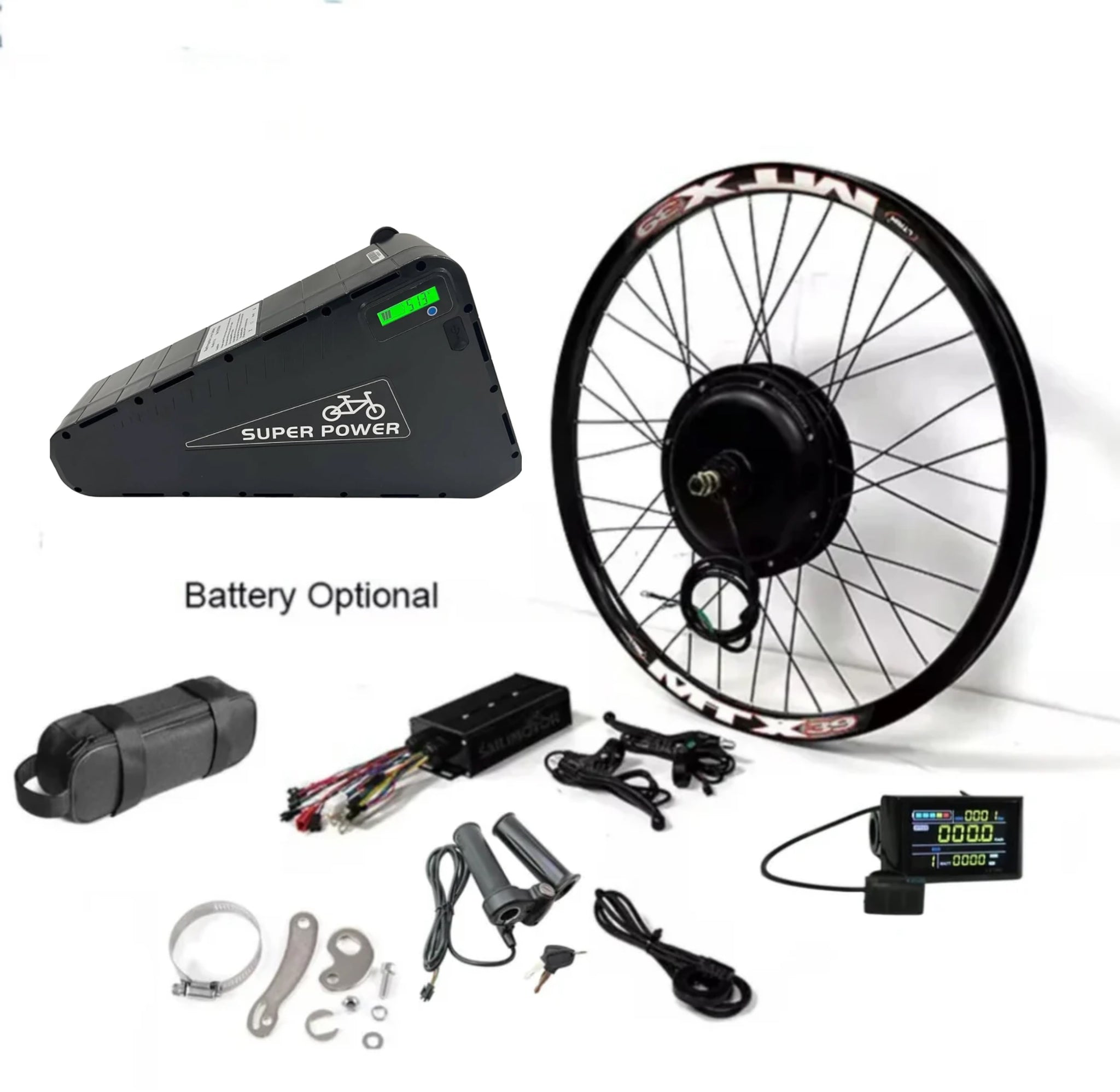52V 2000W EBIKE KIT BATTERY